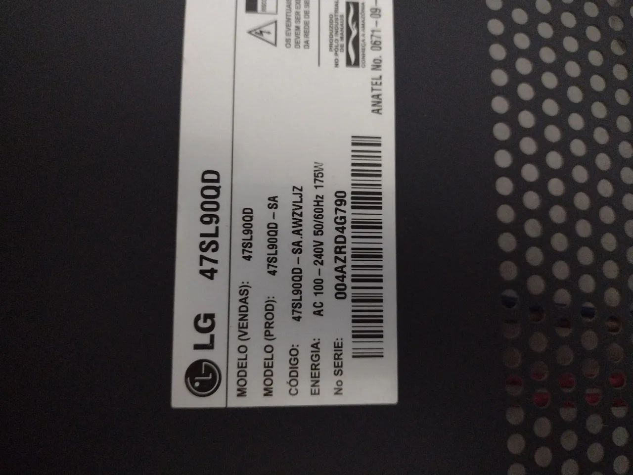 TV LG 47 polegadas não é smart  - Foto 5