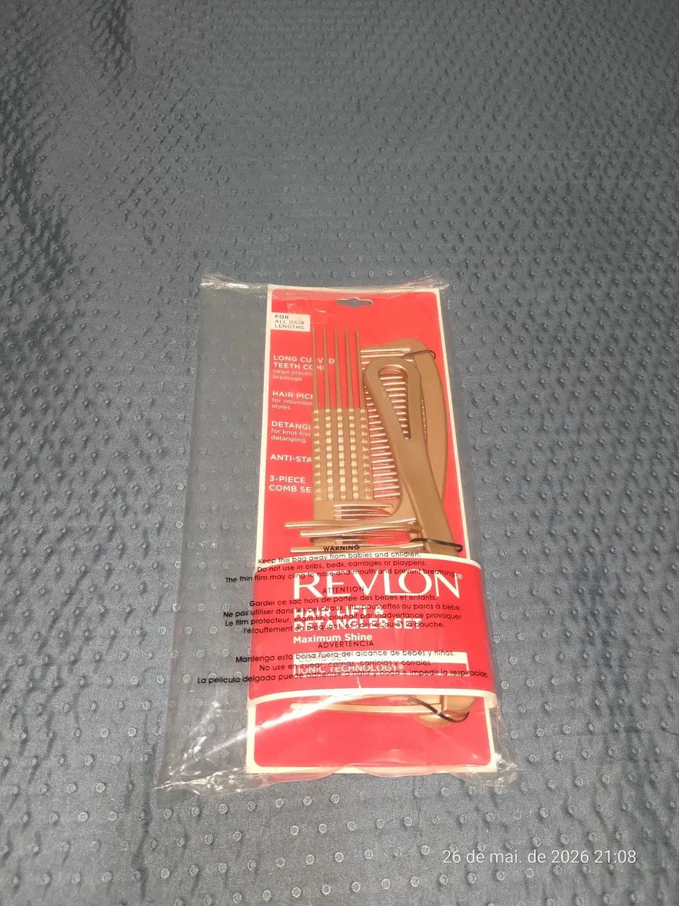 Pentes Revlon Tagler Antiestático Antifrizz  - Foto 3