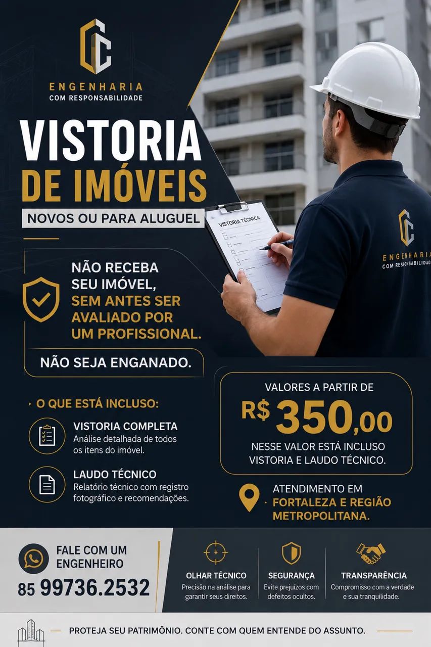 Vistoria em imóveis 