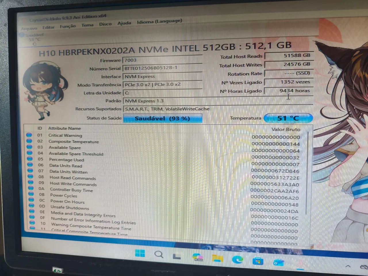 Nvme 512 GB Intel  - Foto 2