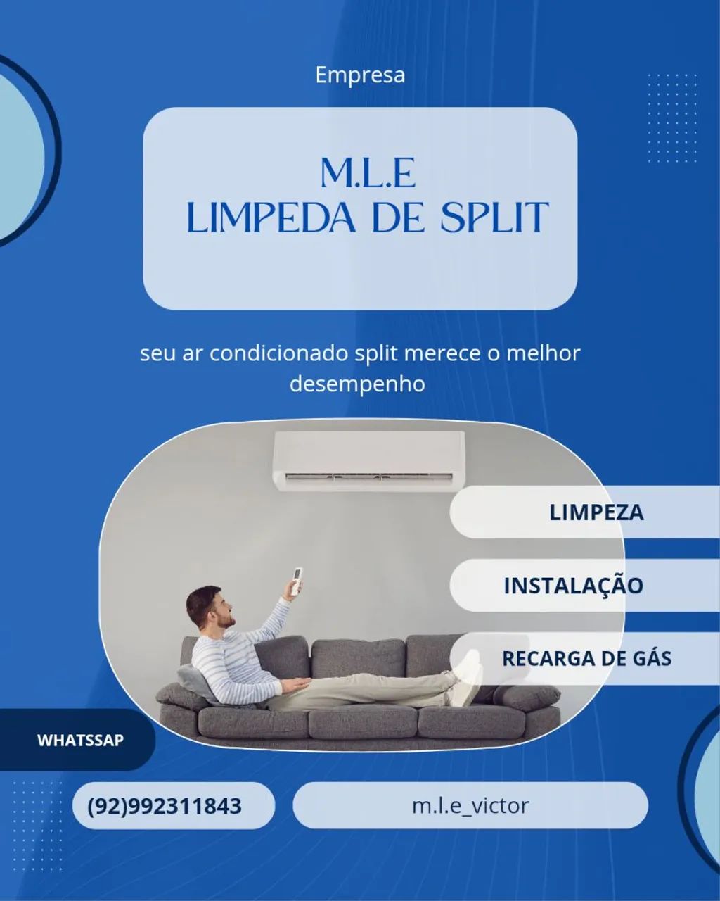 Limpeza de ar condicionado split (hard)