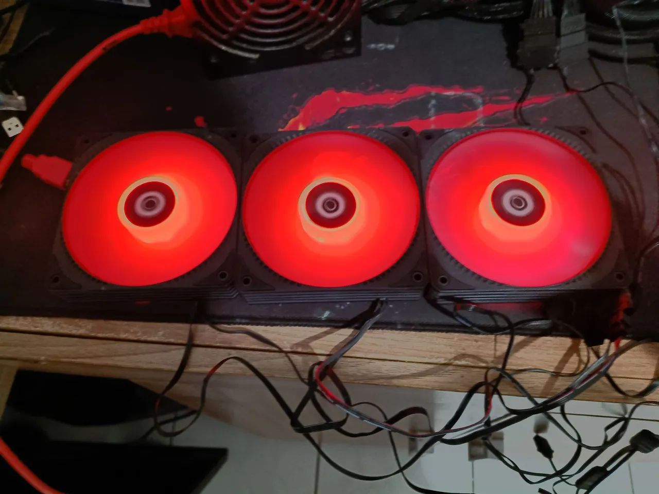 3 fans Argb 1200mm com controle - Foto 2
