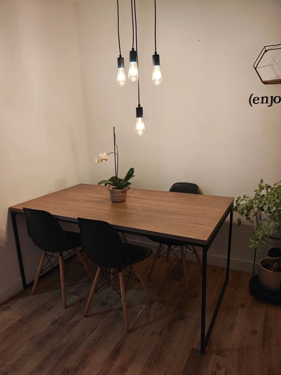 Mesa De Jantar Estilo Industrial, retangular - Foto 2
