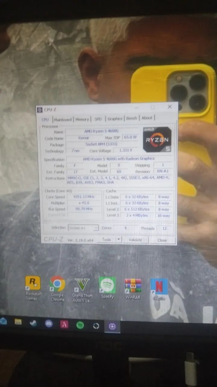 Vendo PC GAMER RYZER 4600G  - Foto 3