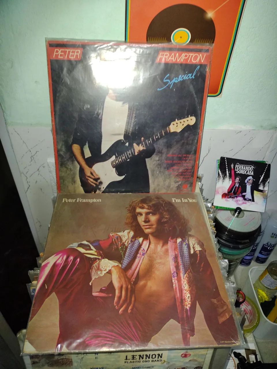 Peter Frampton Lp disco de vinil, vários, bom estado. E outros!