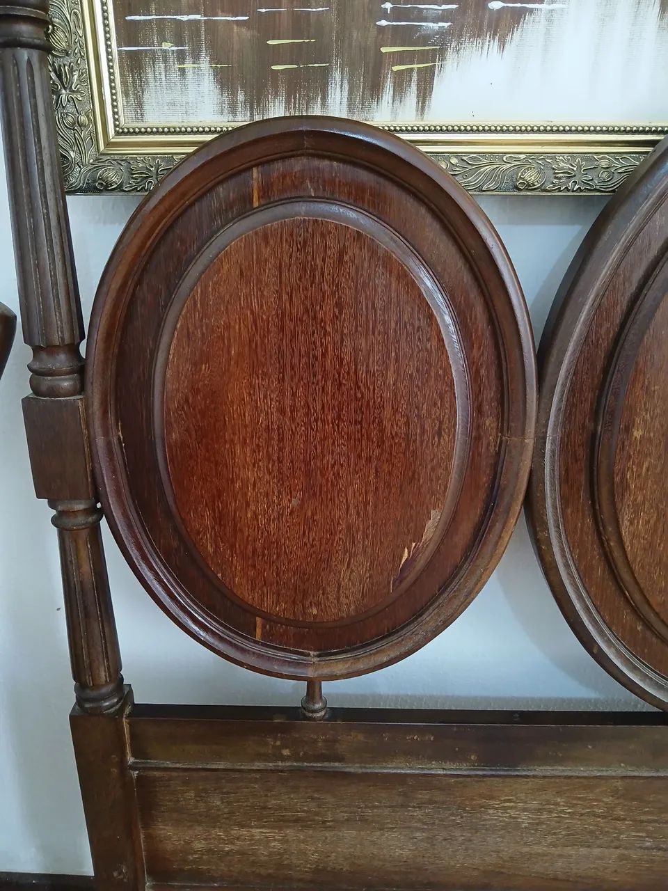 Cama de casal medalhão. - Foto 3