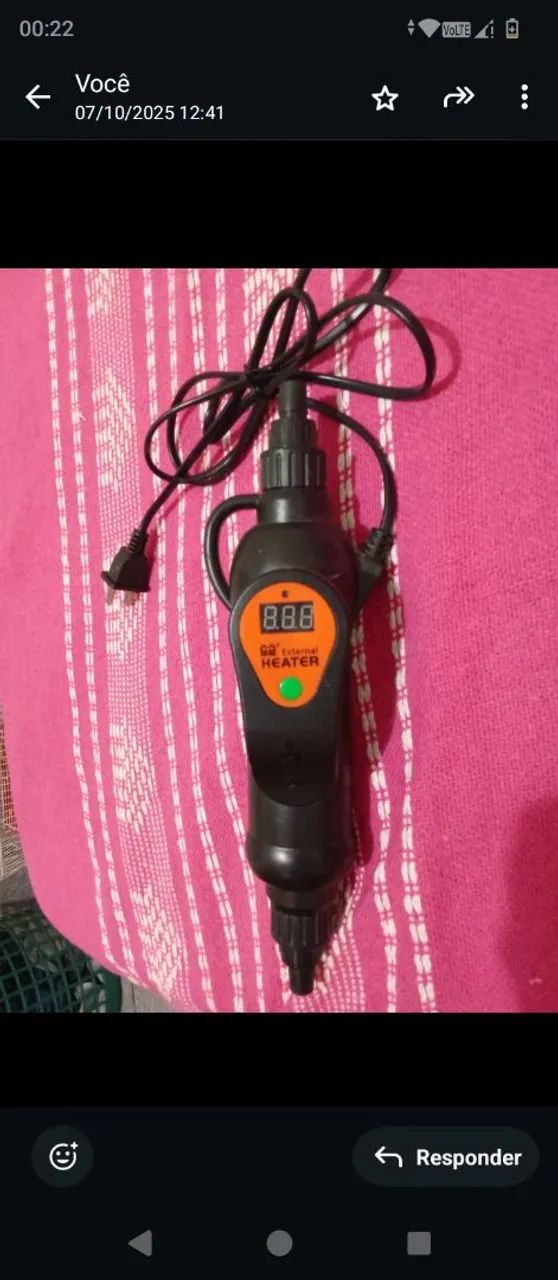 Aquecedor Externo Aquário 300 w 110v