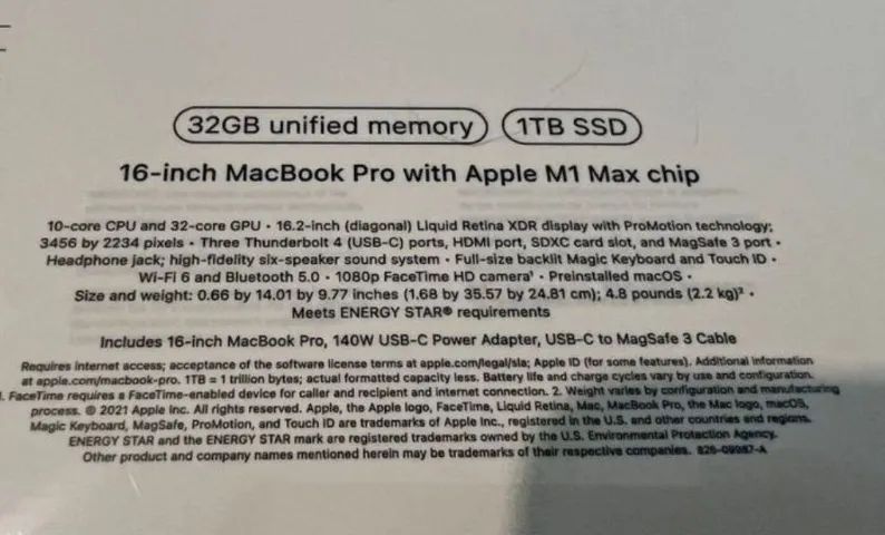 MacBook Pro Chip M1Max Lacrado com NF  - Foto 3