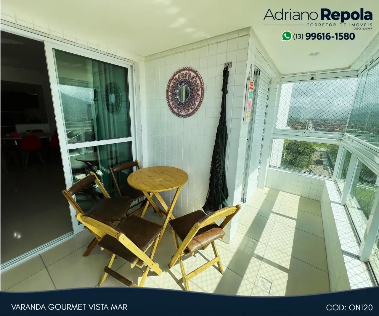 Apartamento com varanda vista mar - Prédio com piscina - Foto 3