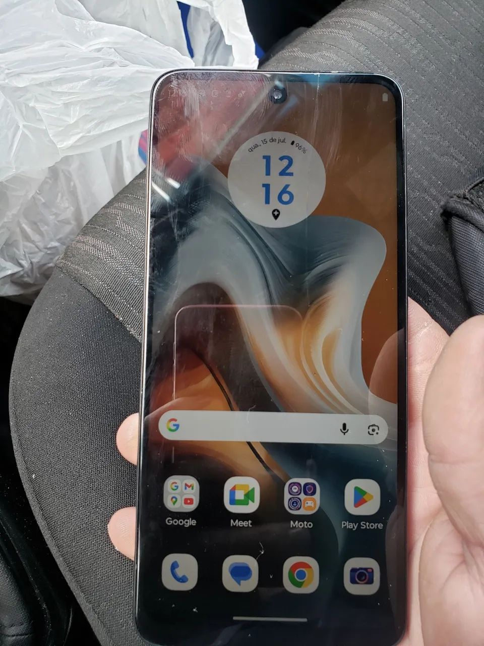 Motorola moto g34 5g fio de cabelo  - Foto 3