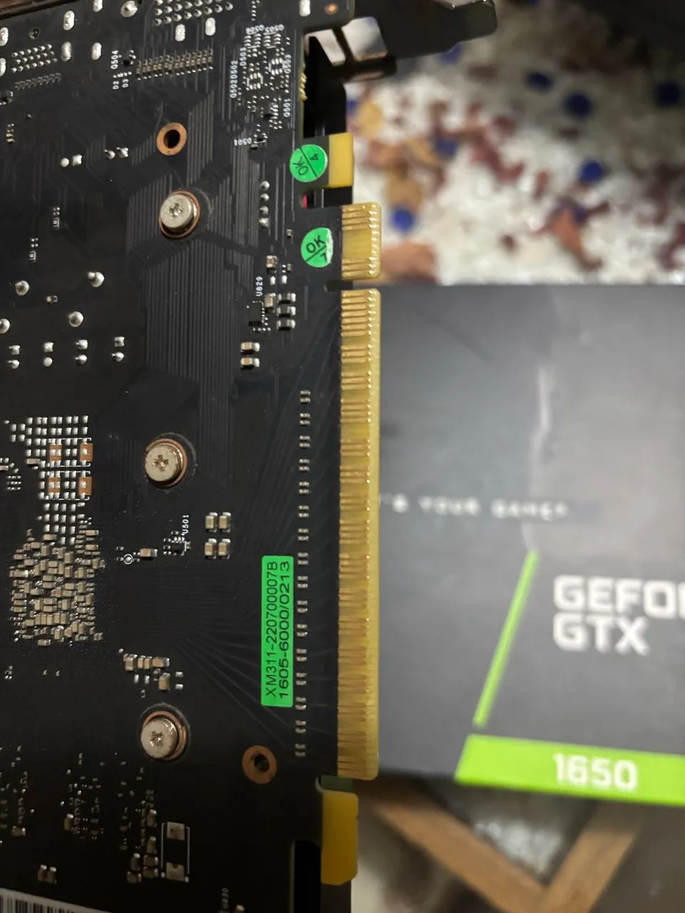 Nvidia Geforce GTX 1650 4GB Danificada - Foto 5