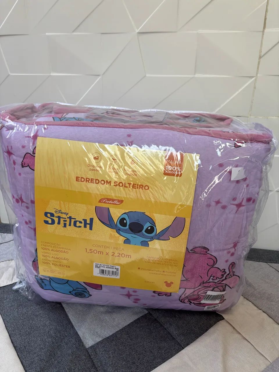 Colcha do Stitch 100% algodão nova nunca foi usada - Foto 3