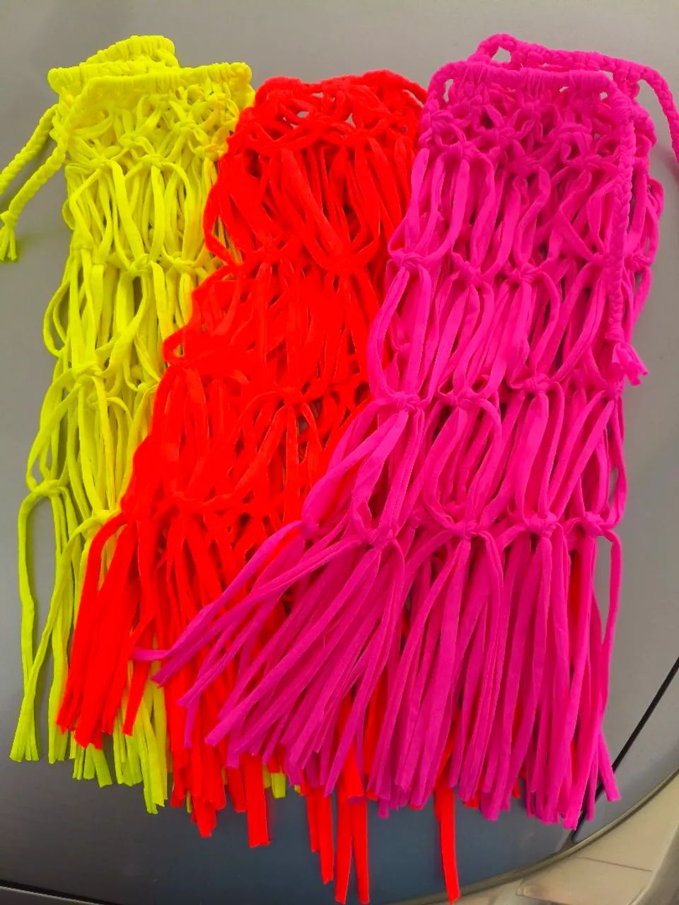 Saia macramé curta  - Foto 2