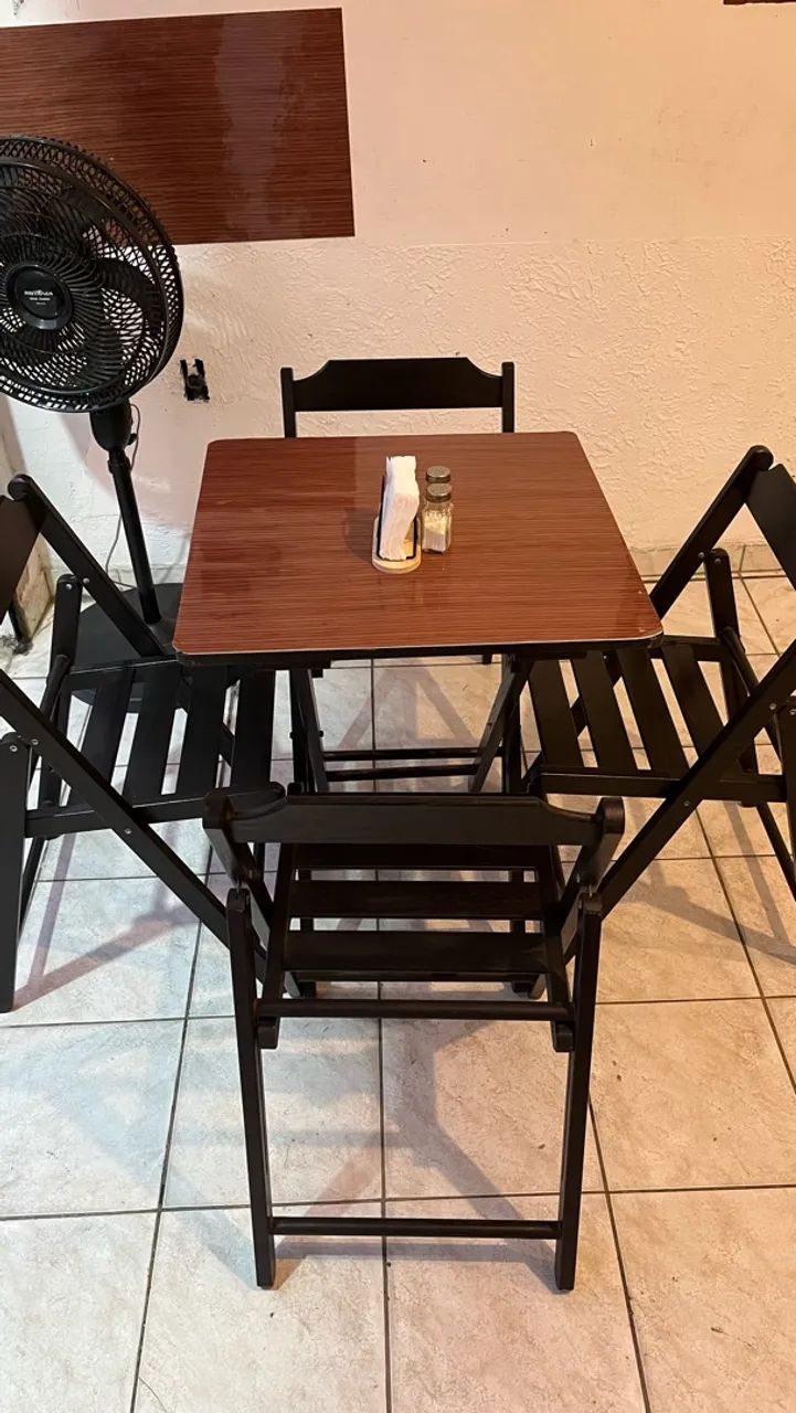 Jogo de mesa de madeira   - Foto 2