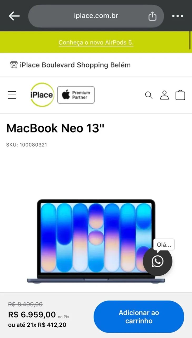 MacBook NEO 13