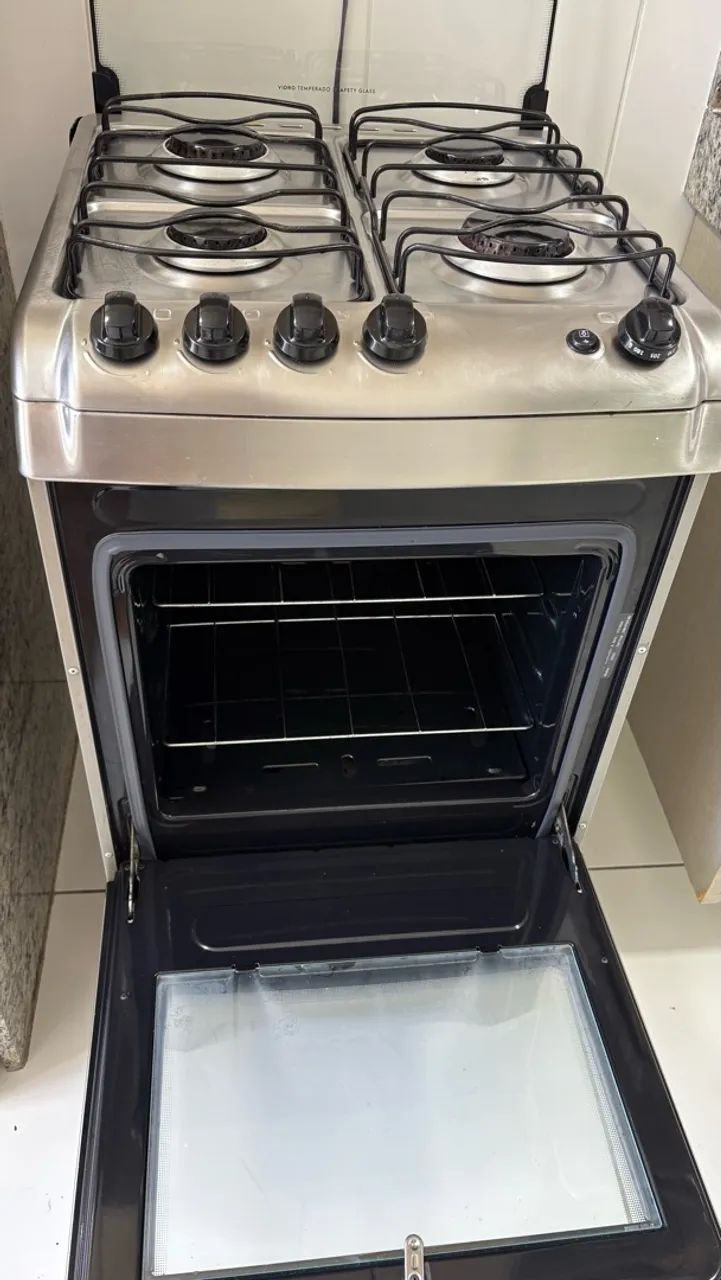 Fogão inox 4 bocas - Foto 2