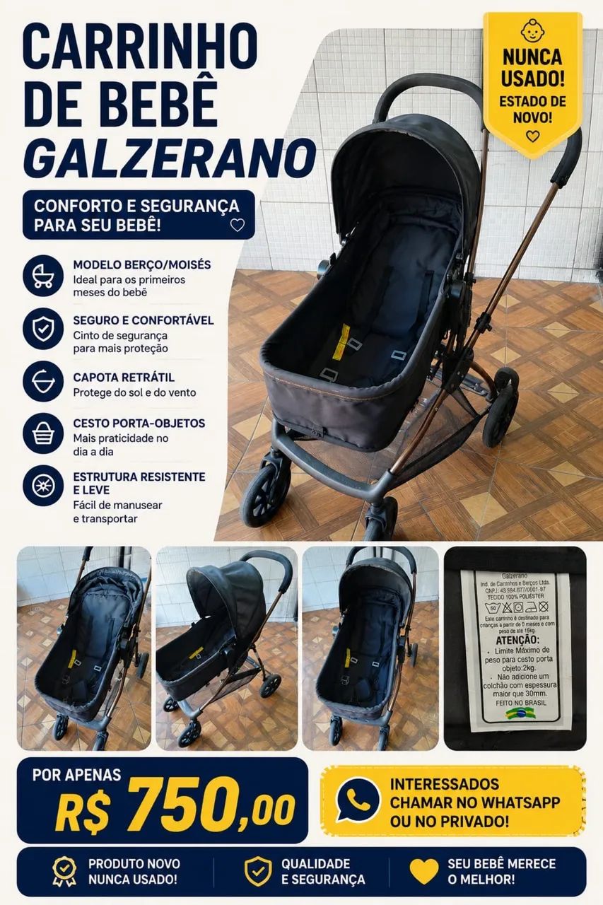 Carrinho de bebê  - Foto 5