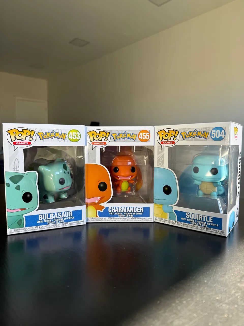 FUNKO POKÉMON CHARMANDER BULBASAUR SQUIRTLE