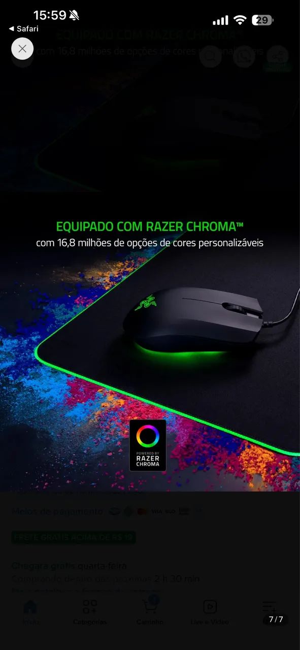Mouse pad goliathus chorma - Foto 3