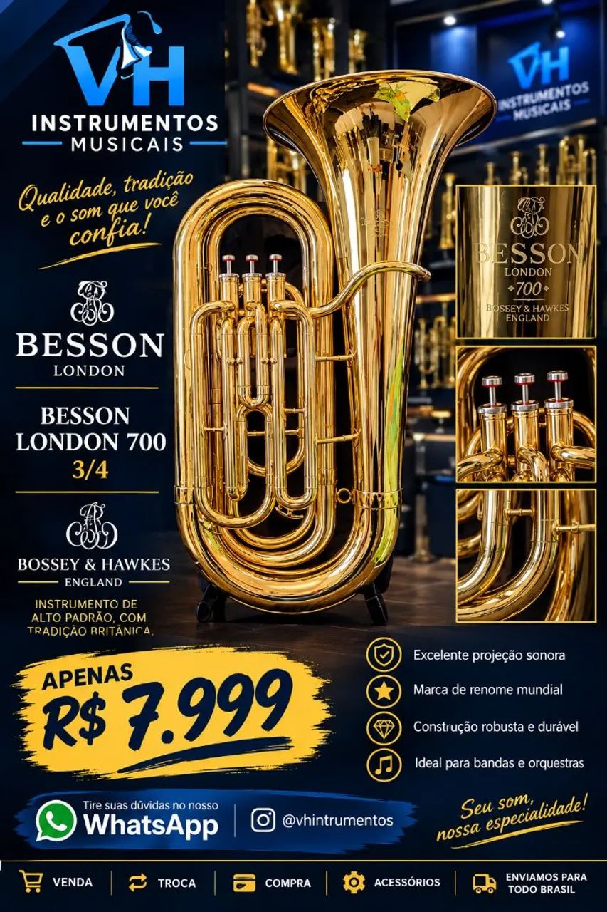 Tuba Besson London 3/4 Sib