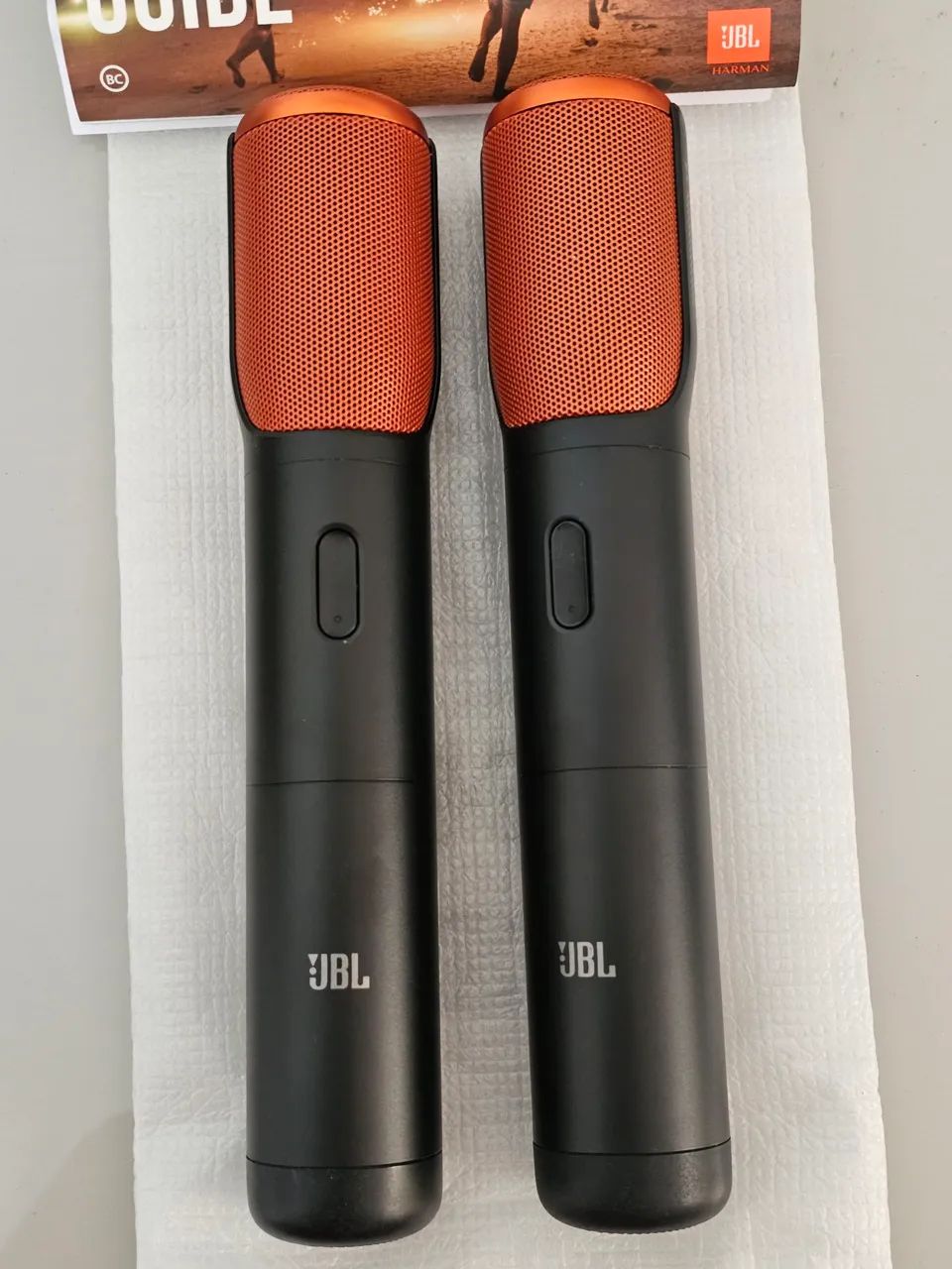 Par de Microfones Originais JBL PartyBox Encore Sem Fio e Funcionando Perfeitamente. - Foto 3