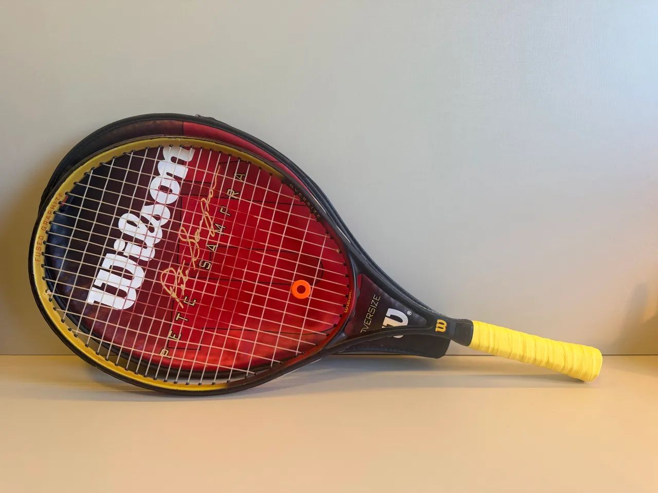 raquete de tênis wilson pete sampras comp | ideal para iniciantes | com capa | campinas/sp - Foto 5