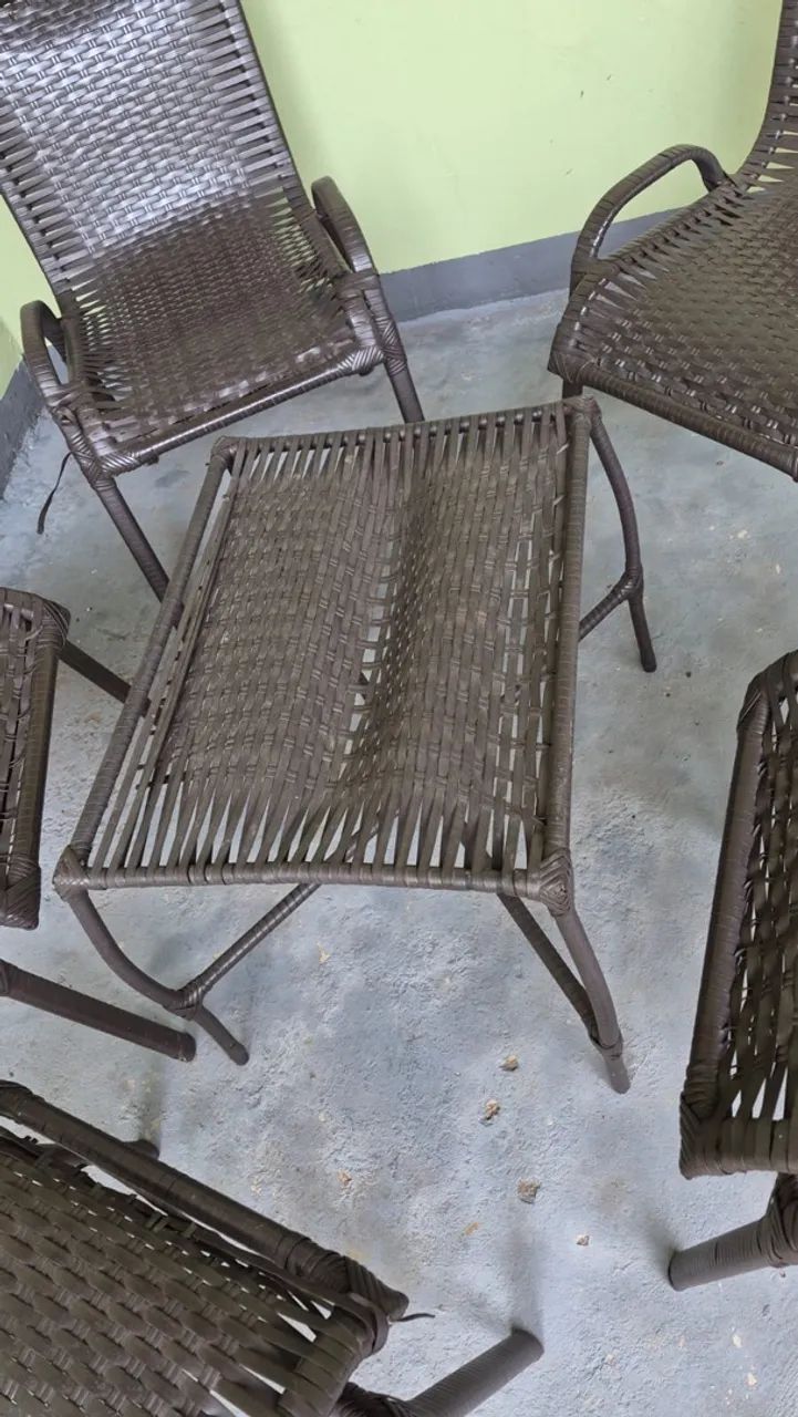 Conjunto para Área Externa com 4 Cadeiras + Mesa - Foto 3