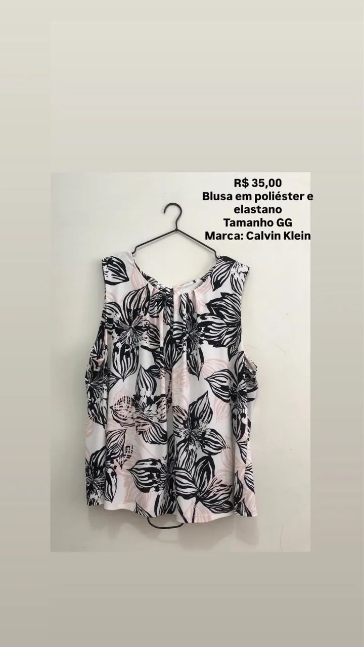 Blusa tamanho GG Calvin Klein  - Foto 3