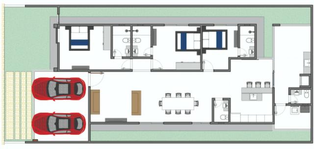 Casa no Jardim Europa, com 182m² com 3 Suítes com Área Gourmet- Frente Nascente - Foto 2
