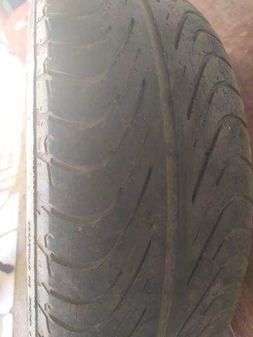 Vendo pneu Aro 14 perfuração 4/108 ZAP - Foto 2