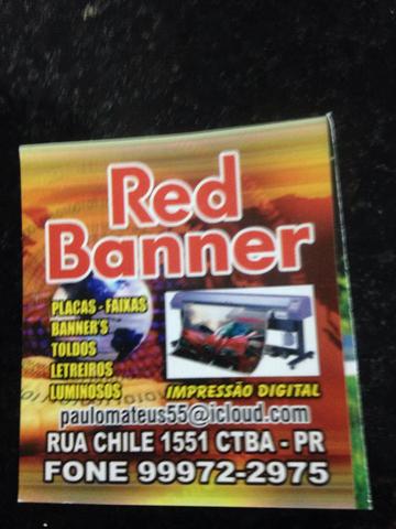Faixas placa toldos luminosos