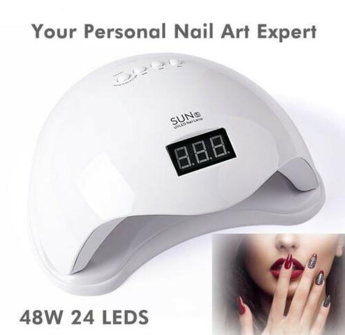 Entrega Gratis!! Cabine Sun Led Uv 48w Digital Sensor Estufa Forno Unhas Gel