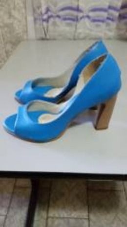 Sapato Azul Claro Dhara - Foto 4