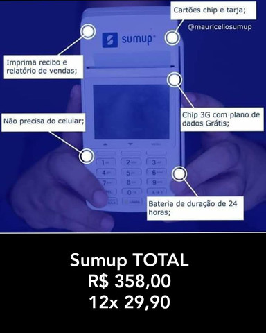 Sumup máquina de cartão - Foto 4