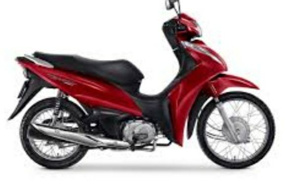 HONDA BIZ 110I PARTIDA ELÉTRICA, COR VERMELHA, ANO 2021.