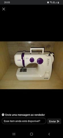 Máquina de costura elgin..       valor R$ 450,00 - Foto 2
