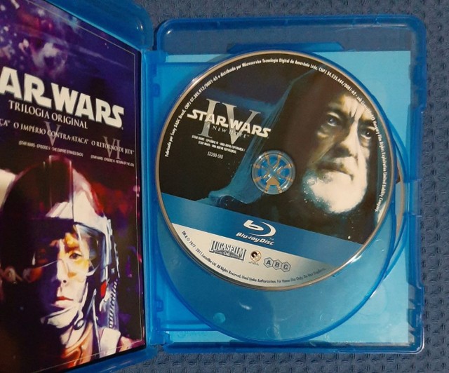  Blu-ray Star Wars Trilogia Clássica (3 discos) - Foto 3