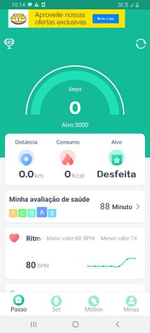 relógio fit pro