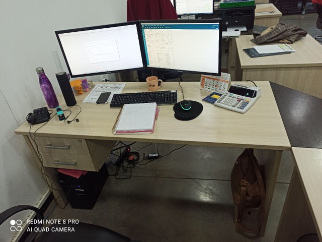 mesas escritório em L (10 quantidade ) - Foto 4