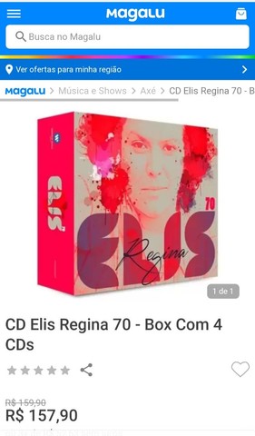 Elis Regina - Box 4 CDs - Elis 70 Anos<br><br>NOVO LACRADO - Foto 4