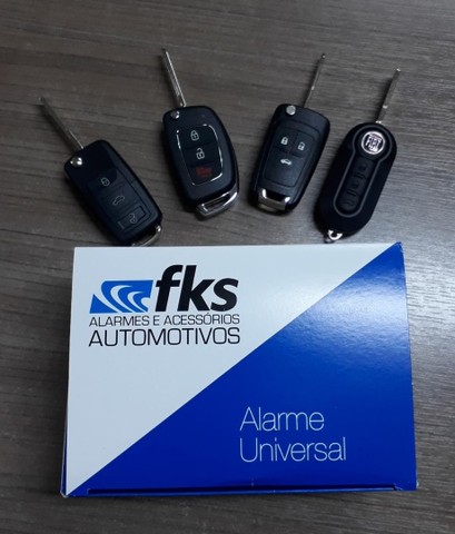 Alarme universal Fks e chaves canivete  Fiat/GM/VW/Hyundai