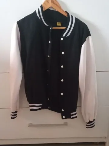 Casaco Jaqueta Jersey Varsity