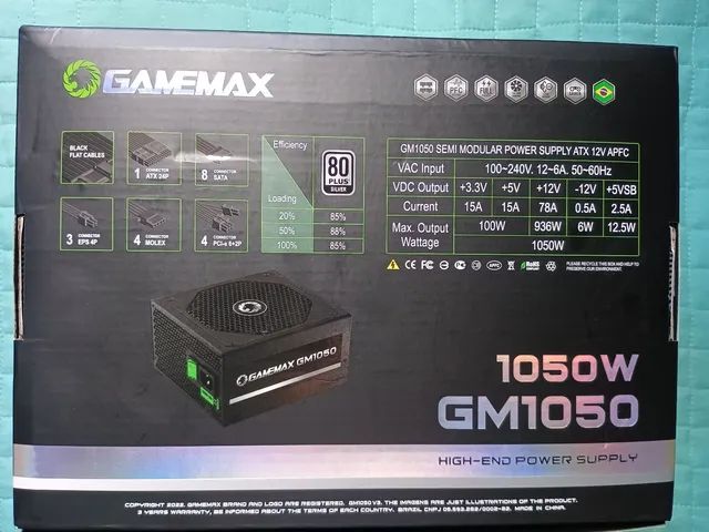 Fonte Gamemax Gm1050
