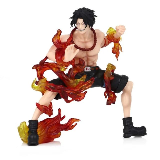 Action Figure Portgas D. Ace Pirata do Tripulação do Barba Branca One Piece Boneco