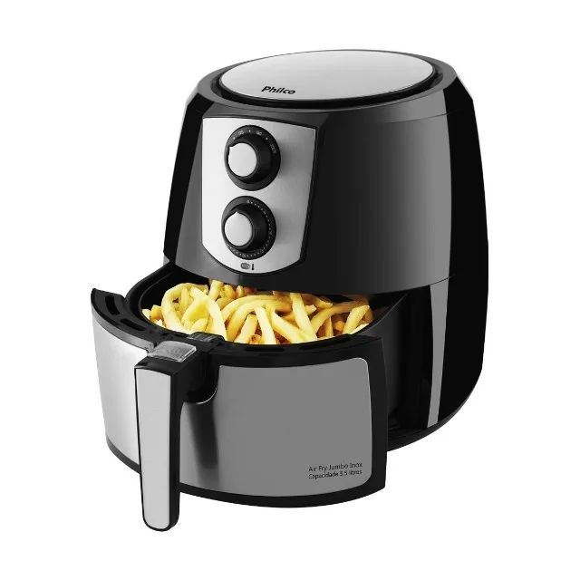 Fritadeira Elétrica Air Fryer 5,5L PFR06PI Britânia - Foto 3