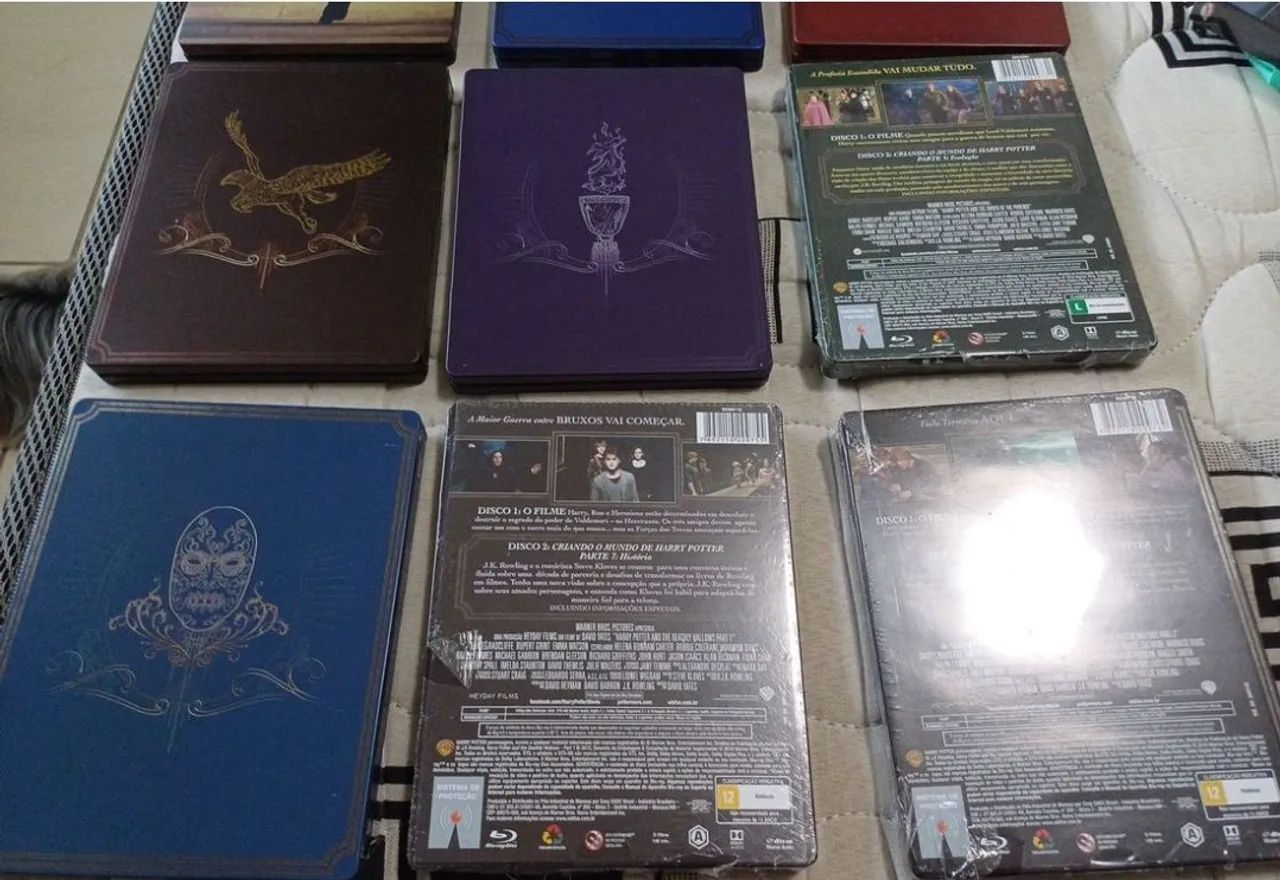 coleção steelbook bluray harry potter/ mundo mágico - Foto 5