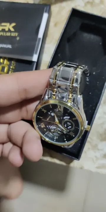 Relógio Masculino Elegante Com Movimento De Quartzo, Presente Ideal. - Foto 2