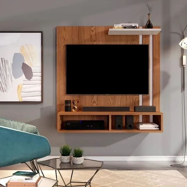 Painel Sun Freijó/Off-white TV de até 32" **novo na caixa**