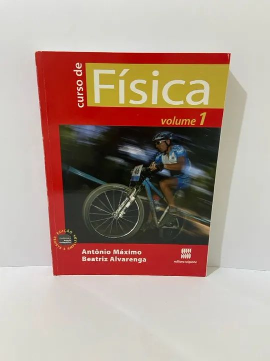 livro curso de física volume 1 editora scipione 6ºedição
