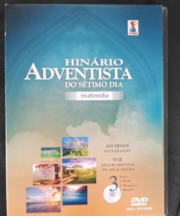 Dvd Hinario Adventista Multimídia